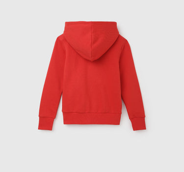 Regular Fit Hood Solid Sweatshirt