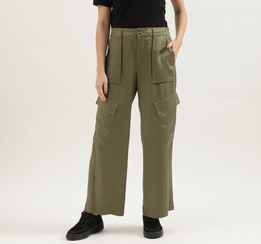 Solid Regular Fit Trousers