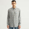 Men's Slim Fit Spread Collar Printed Shirts