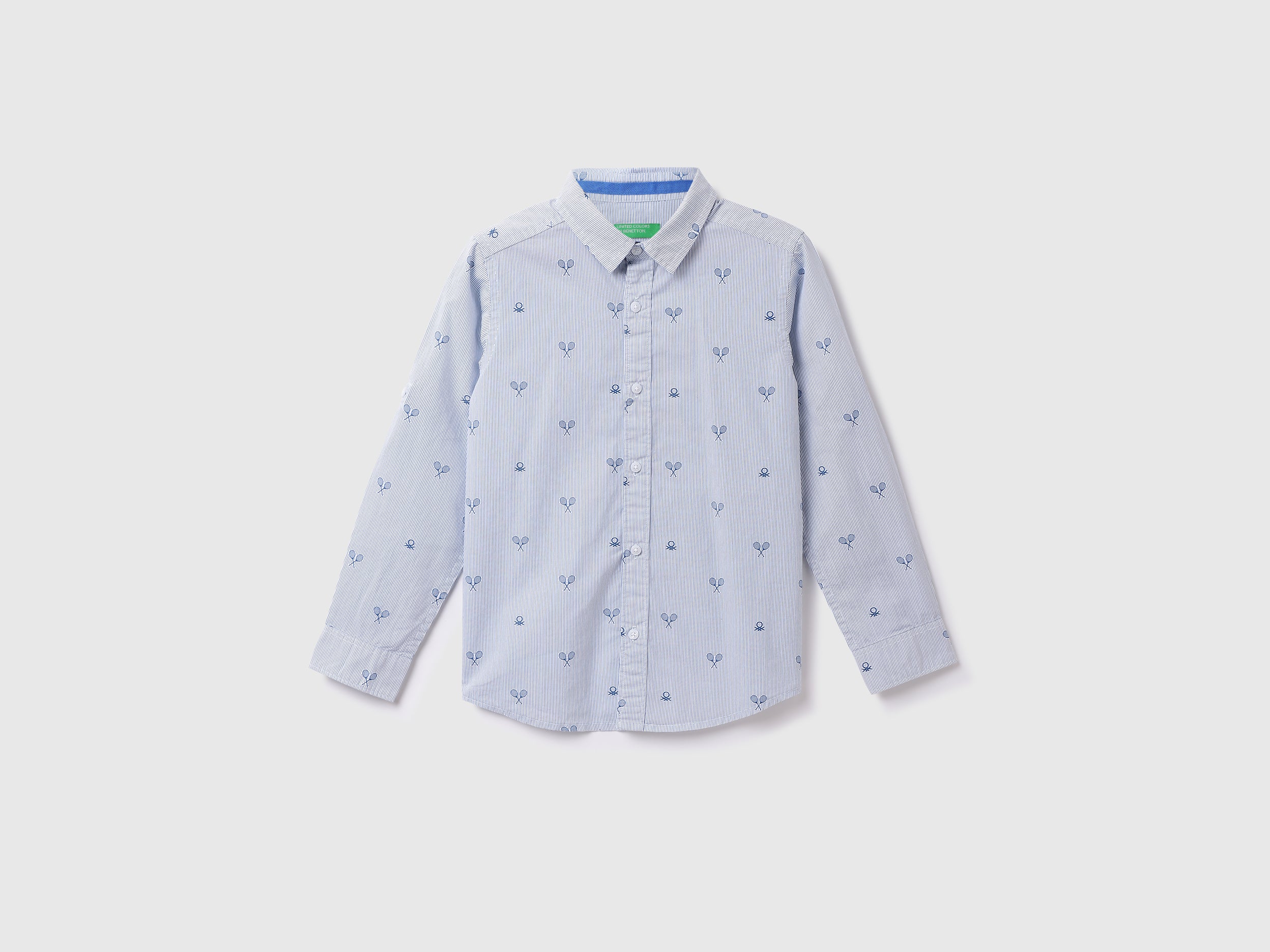 Cotton Printed Spread Collar Boys Shirts