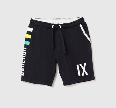 Printed Drawcord Regular-Fit Shorts