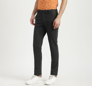 Mens Slim Fit Patterned Trousers