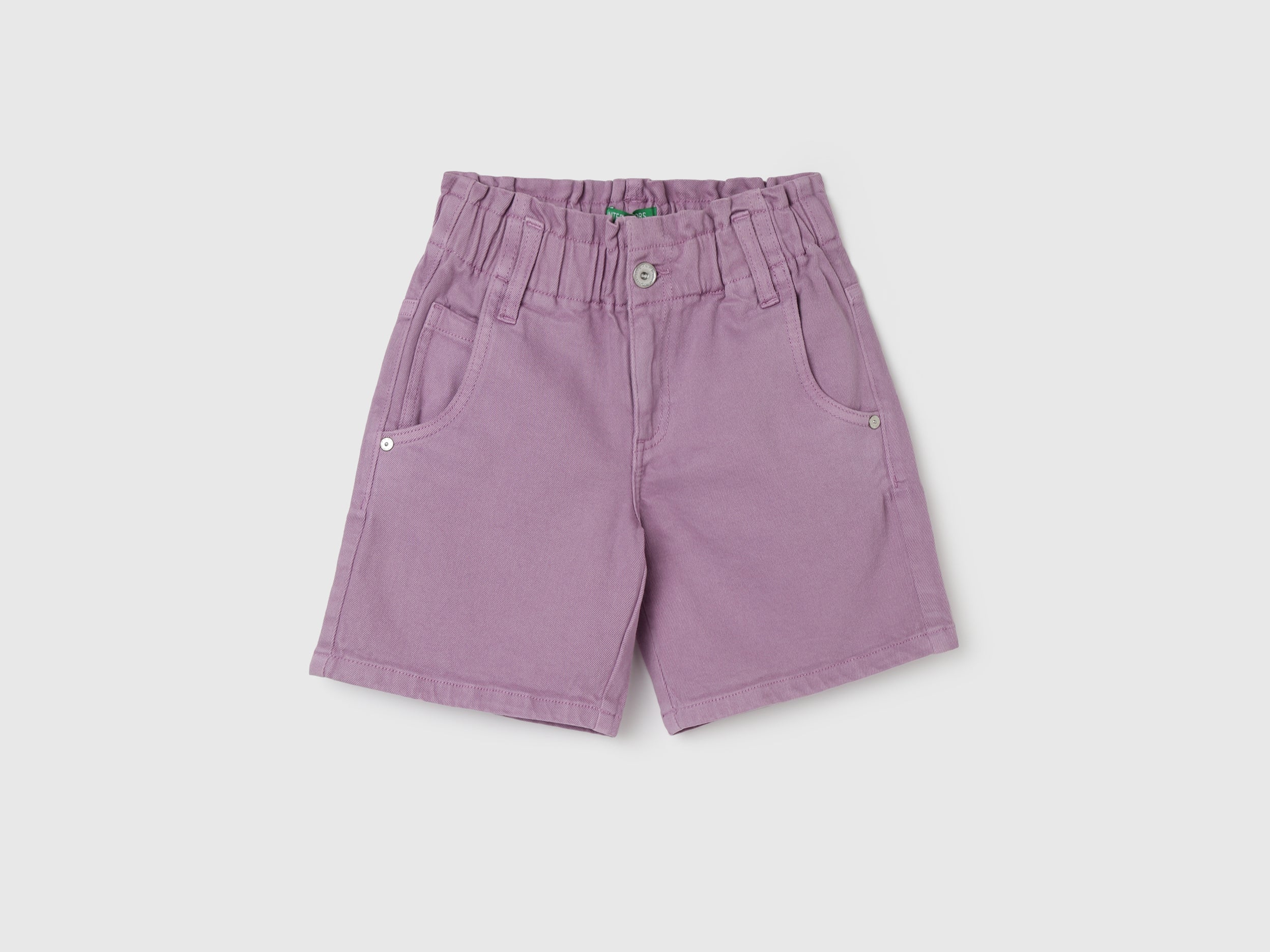 Girl's Solid Regular Fit Shorts