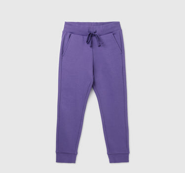 Boy's Solid Regular Fit Joggers with Drawstring Closure