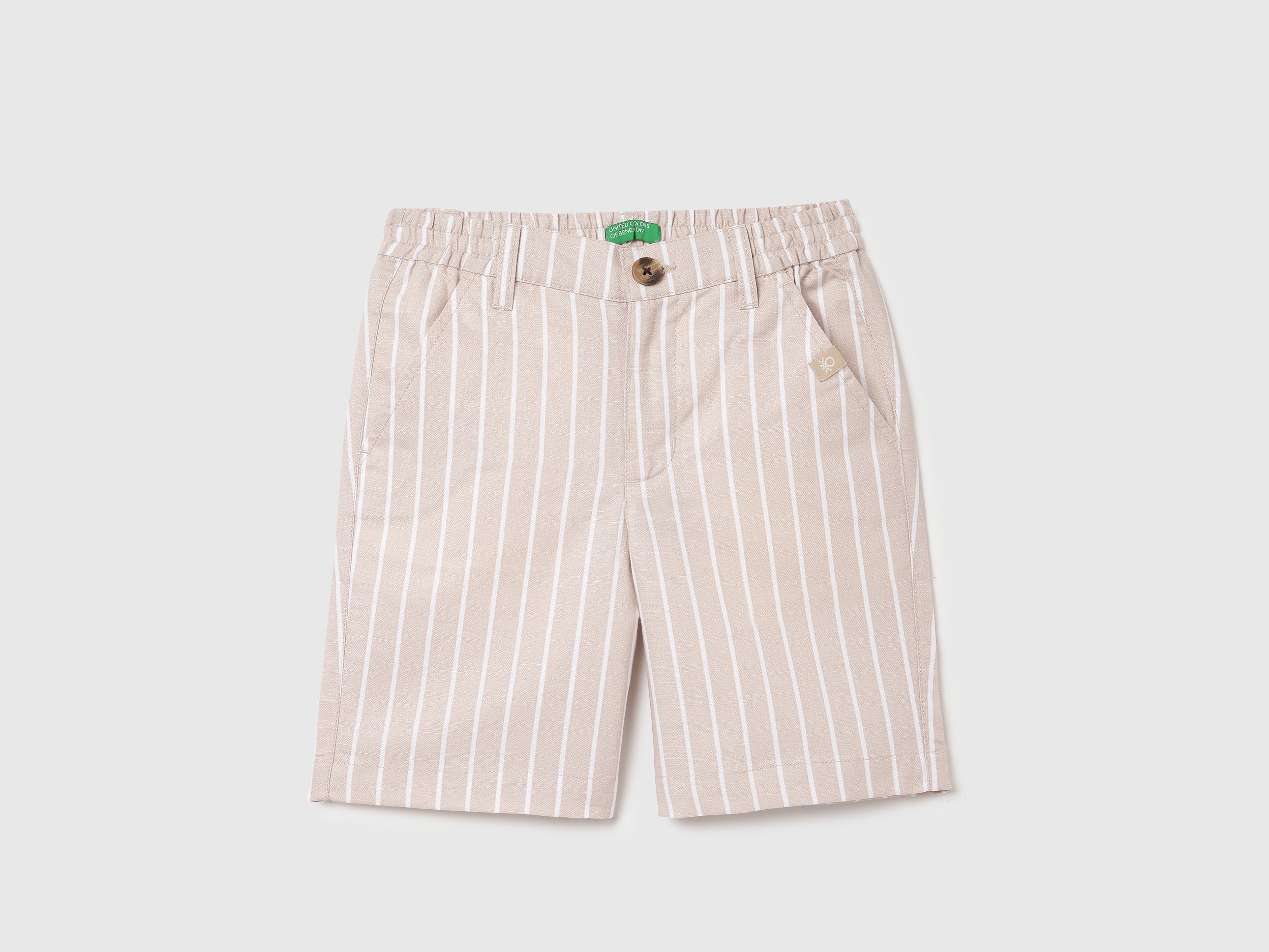 Striped Regular Fit Shorts