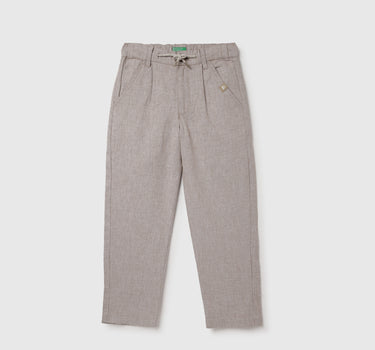 Solid Regular Fit Trousers