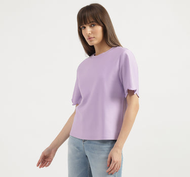 Regular Fit Round Neck Solid T-shirts