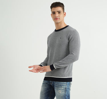 Mens Long Sleeve Solid Sweatshirt