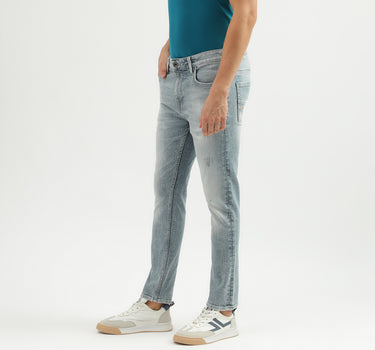 Men's Solid Low Crotch Jeans