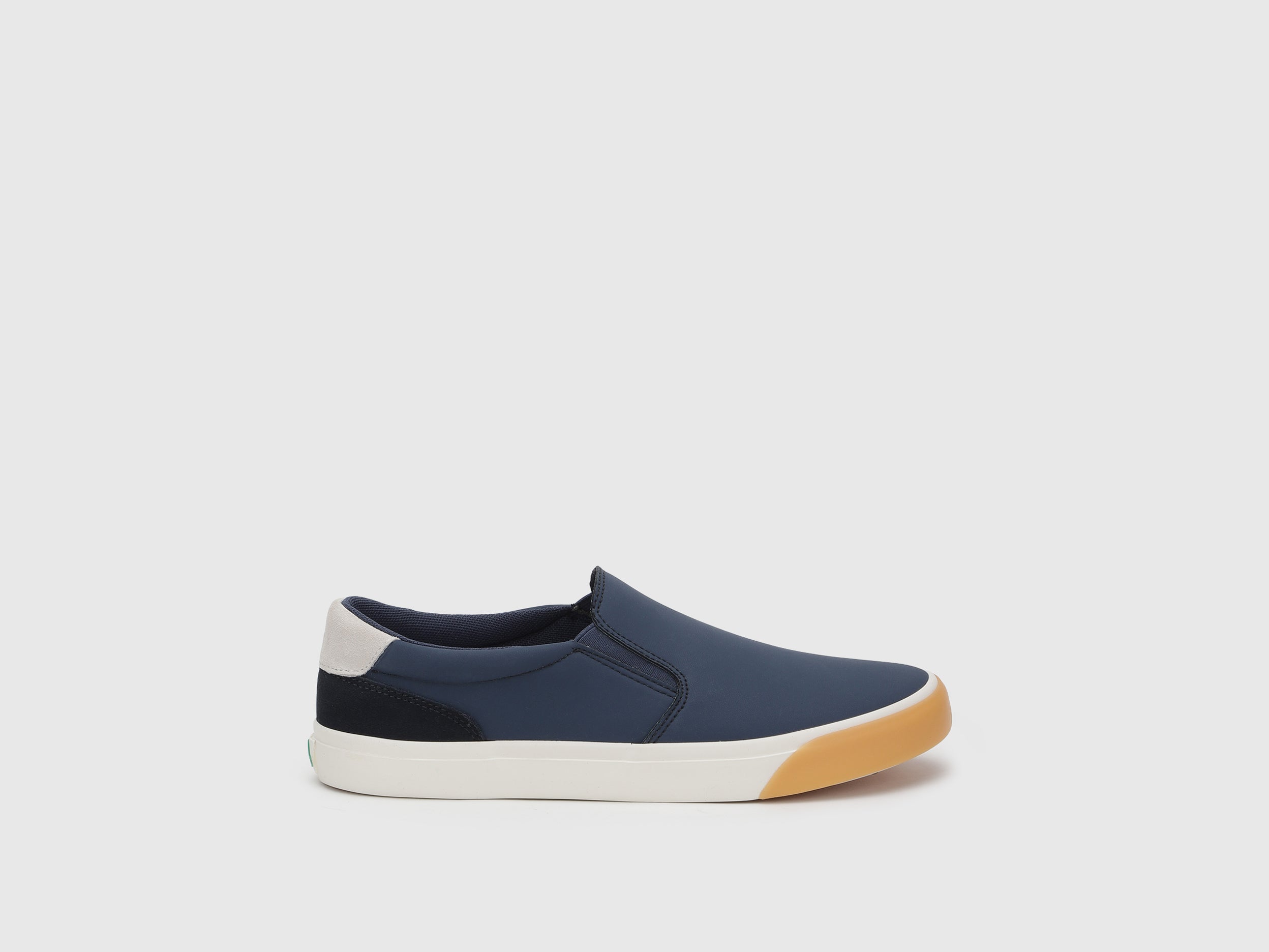 Solid Pattern Slip-On Shoes