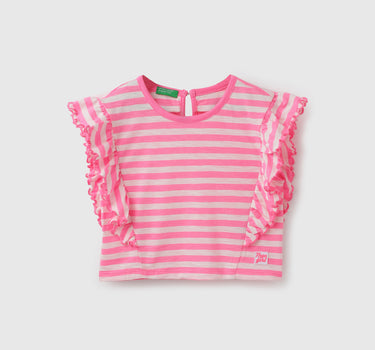 Regular Fit Round Neck Striped T-Shirt