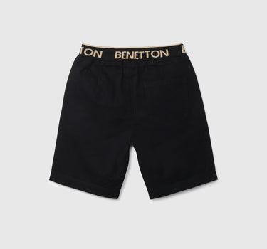 Boys Woven Solid Shorts