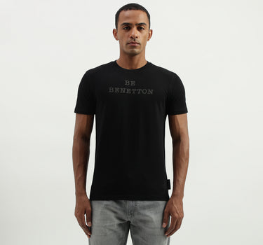 Regular Fit Round Neck Solid T-Shirt