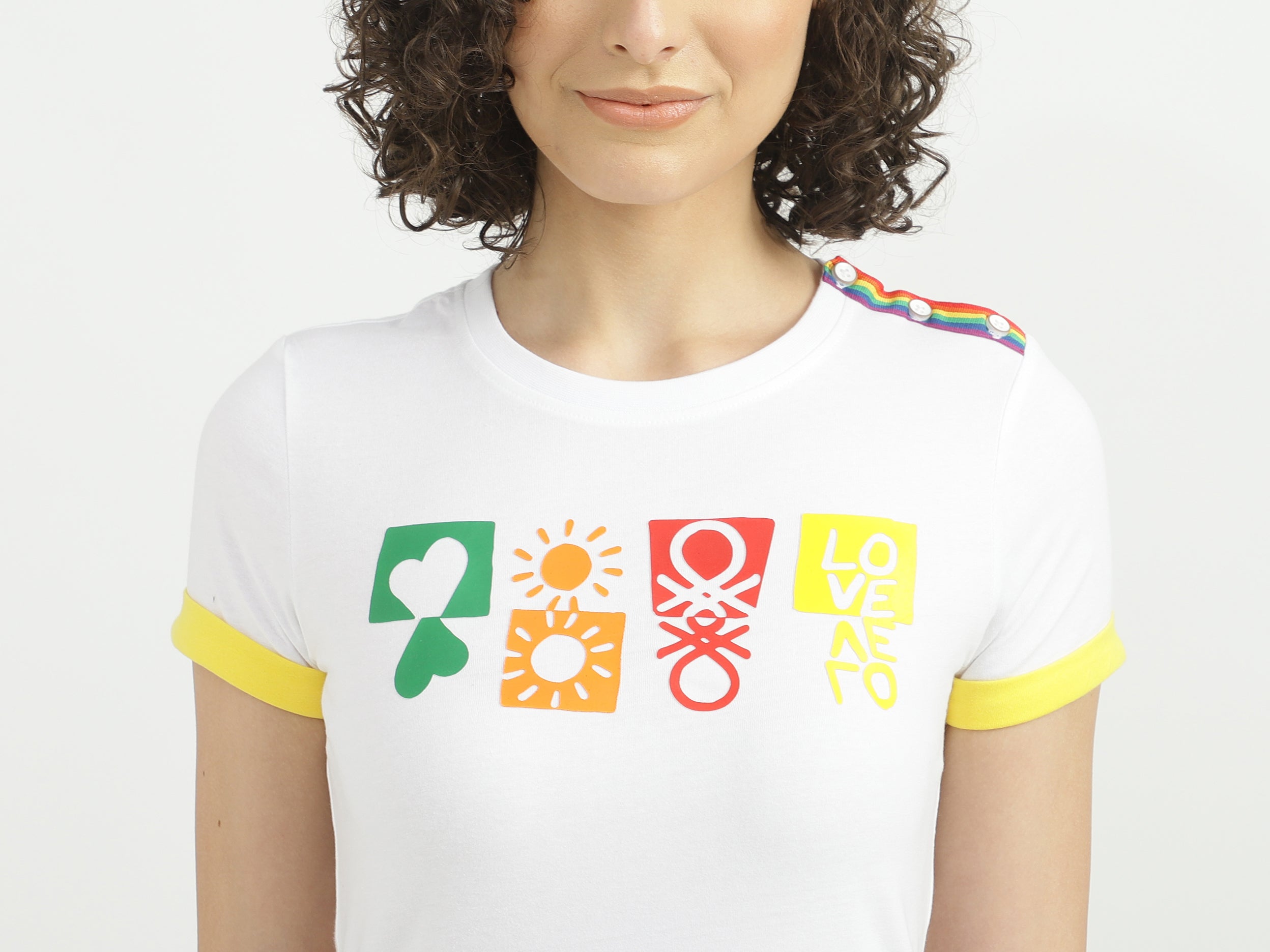 Short Sleeve T Shirt Benetton Femme T Shirts Benetton Femme T