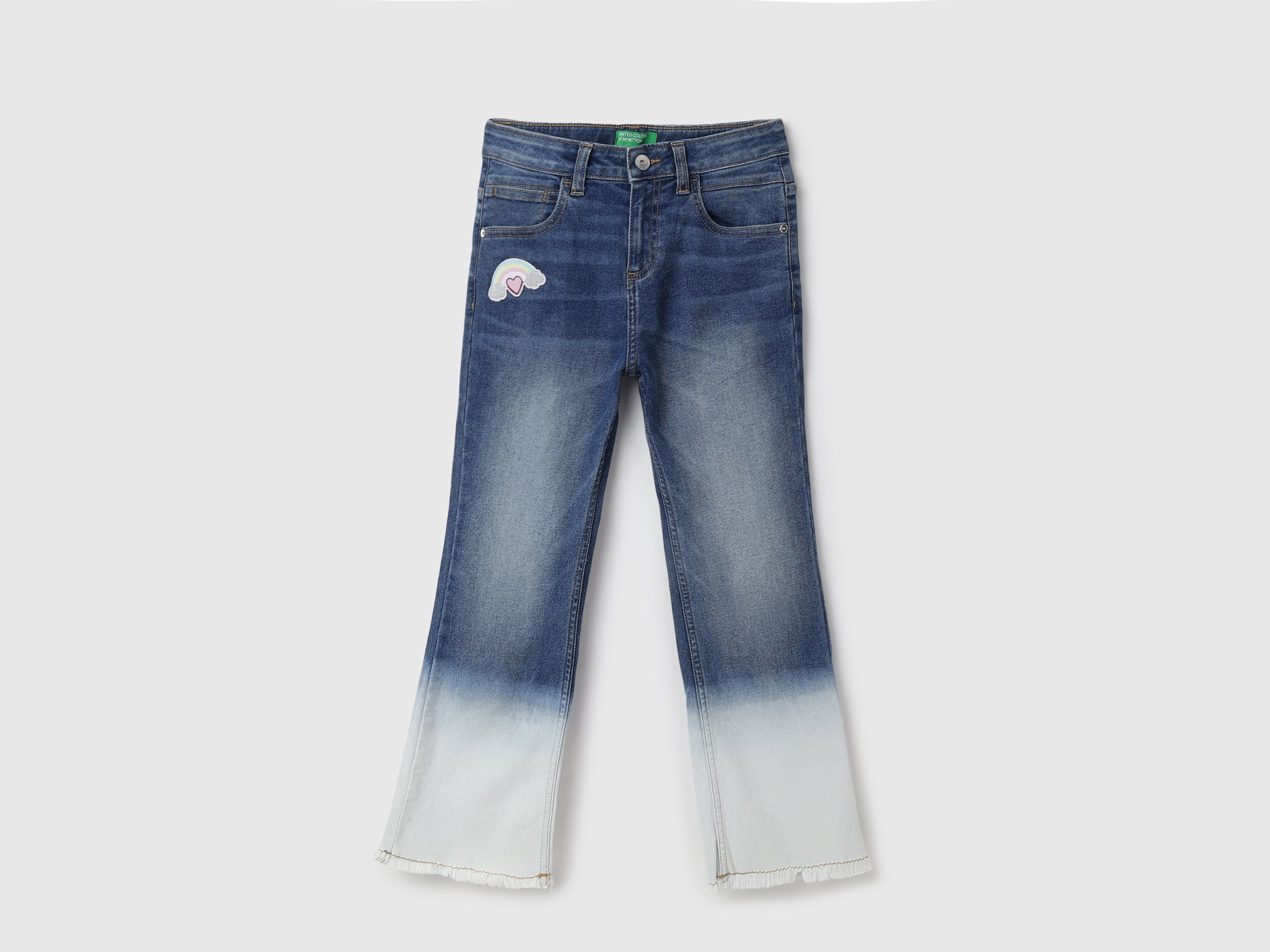 Ombre Bootcut Jeans