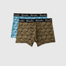 Pack of 2 Typographic Print Low Rise Boxer Briefs