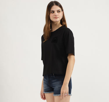 Round Neck Solid T-Shirt