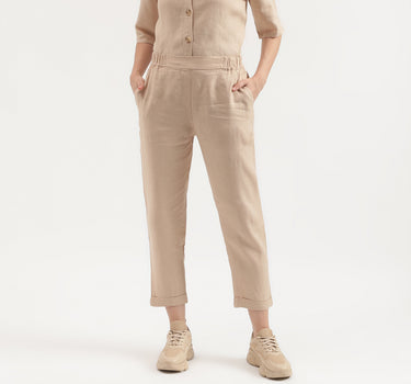 Solid Regular Fit Trousers