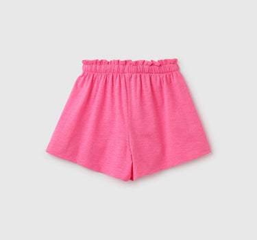 Solid Regular Fit Mid Rise Shorts