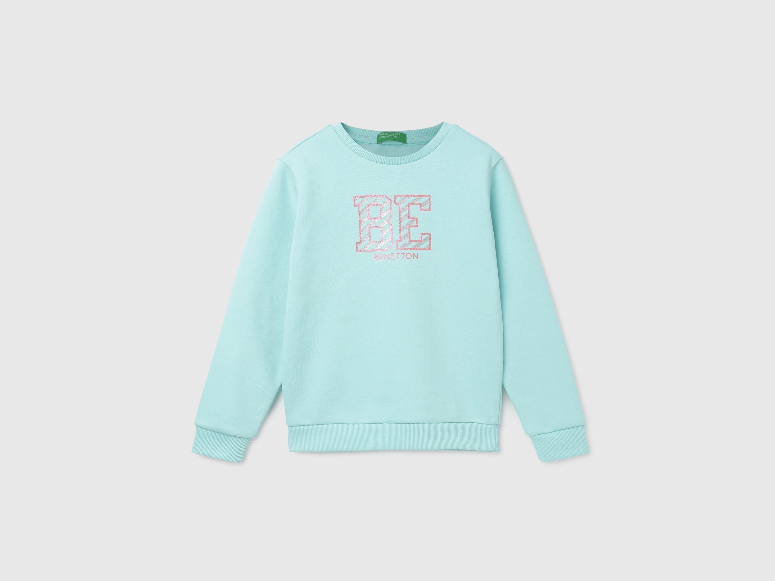 Girl's Regular Fit Crew Neck Printed SweatShirt