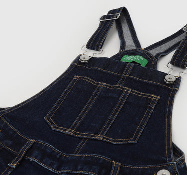 Solid Pattern Dungaree