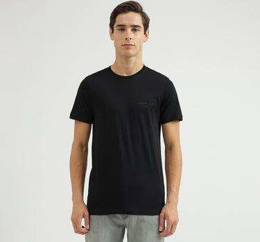 Solid Crew Neck Regular-Fit T-Shirt