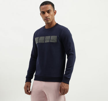 Regular Fit Round Neck Solid Sweatshirt