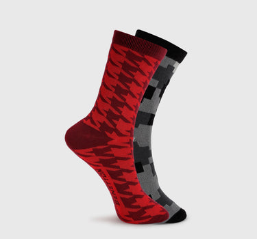 Pack of 2 Printed Socks