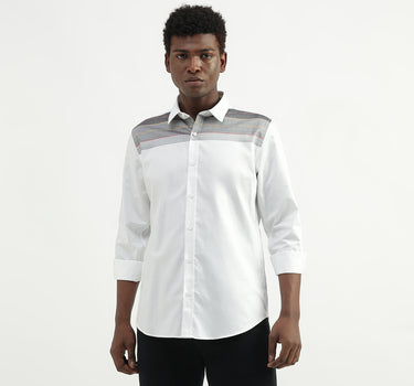 Cotton Striped Spread Collar Mens Shirts