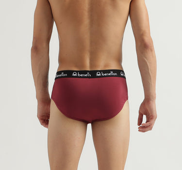 Pack of 2 Solid Colour Low Rise Briefs