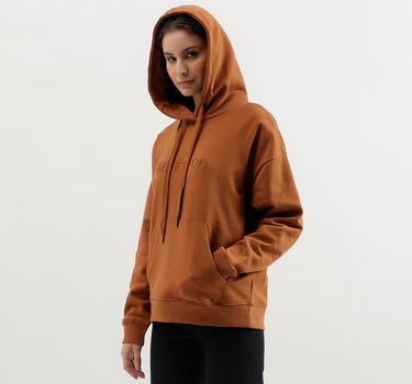 Hooded Neck Solid Sweatshirt