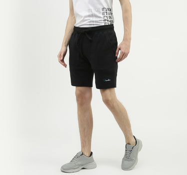 Men Solid Regular Fit Shorts