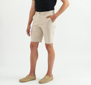 Men Solid Slim Fit Shorts