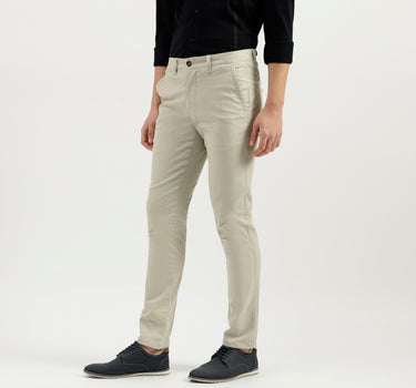 Solid Slim Fit Trousers