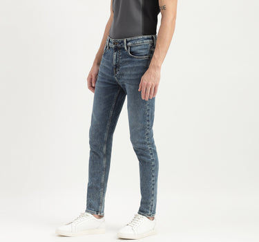 Stone Wash Low Rise Slim Fit Jeans