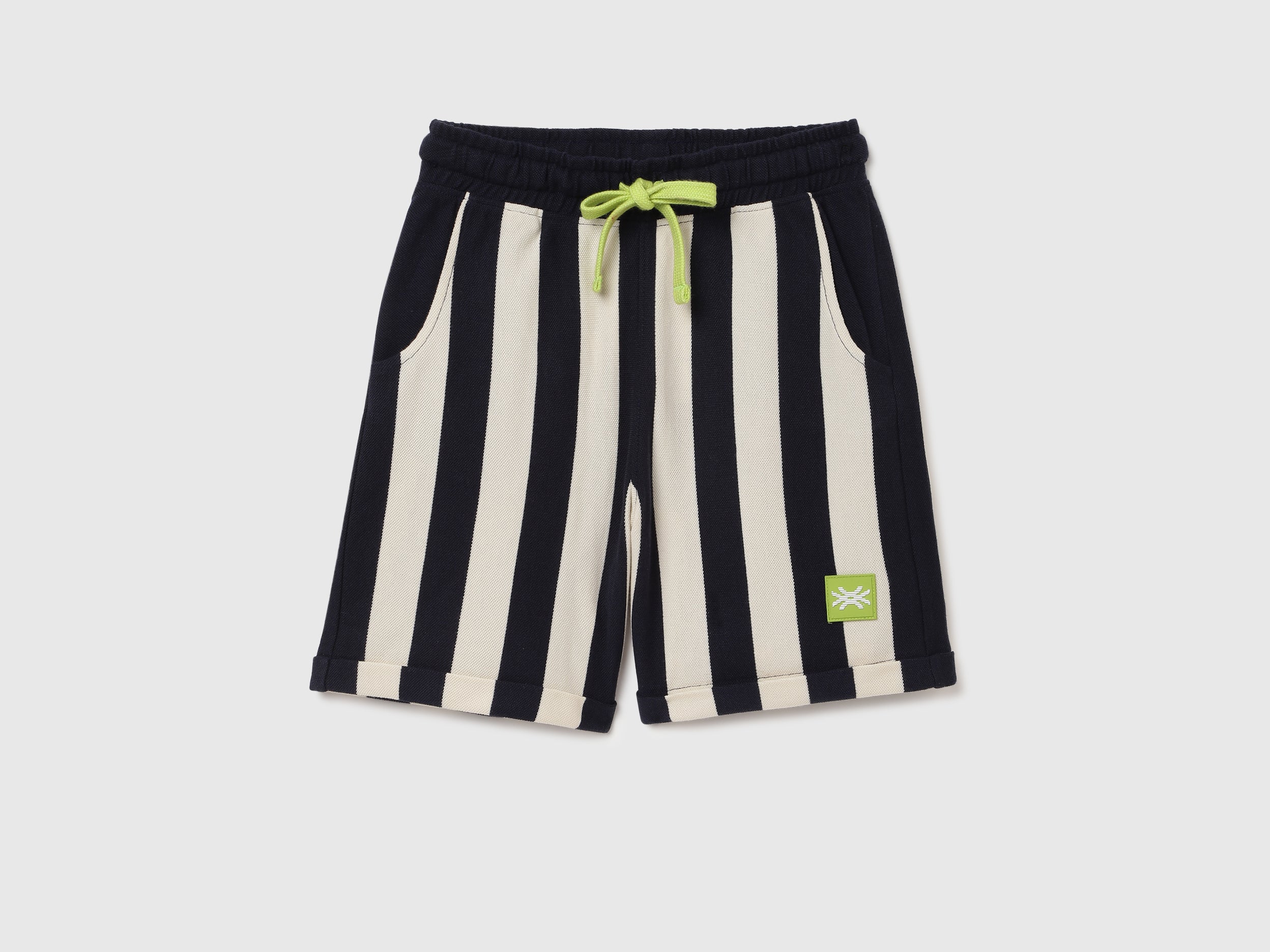 Striped Regular Fit Shorts