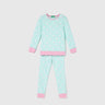 Regular Fit Full Sleeve Polka Dot T-Shirt and Polka Dot Pyjama Set