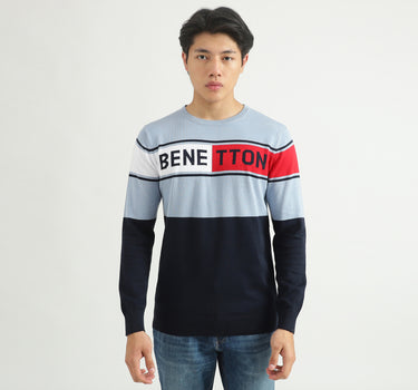 Men Colorblock Sweater