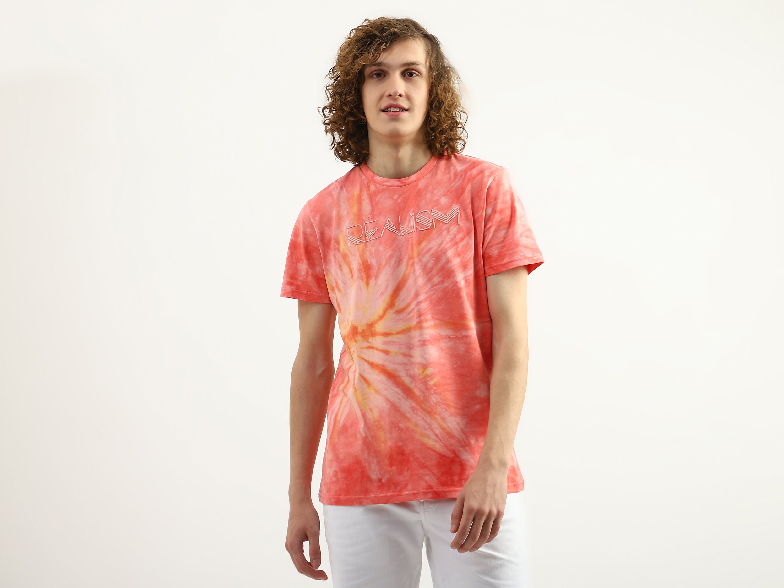 Men Tie & Dye Round Neck T-Shirt