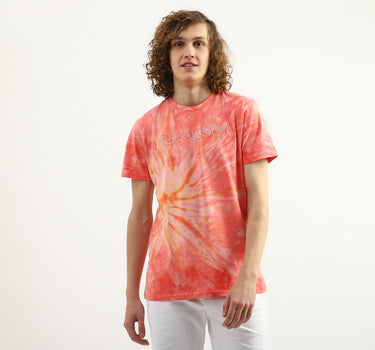 Men Tie & Dye Round Neck T-Shirt