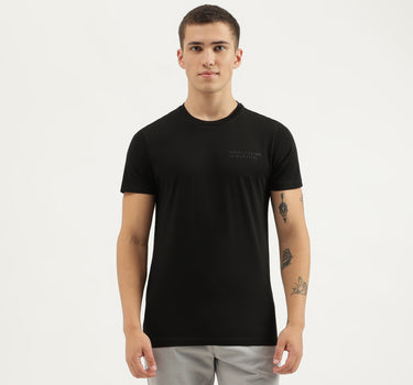 Regular Fit Round Neck Solid T-shirts