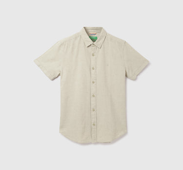 Cream Linen Shirt