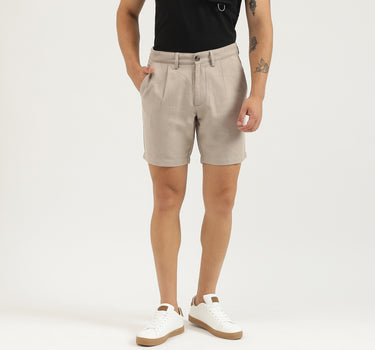 Solid Relaxed Fit Shorts