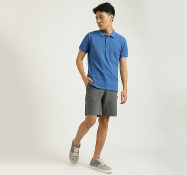 Basic Blue Polo T-Shirt