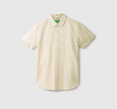 Cream Linen Shirt