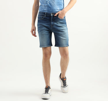 Men Solid Slim Fit Shorts