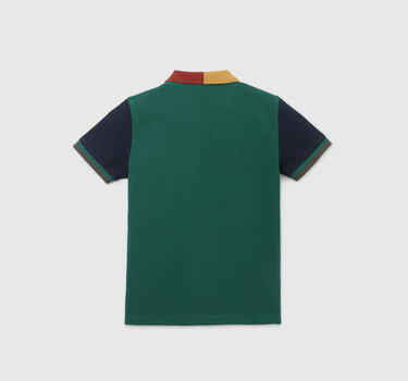 Regular Fit Polo Neck Colorblocked Boy's T-Shirt