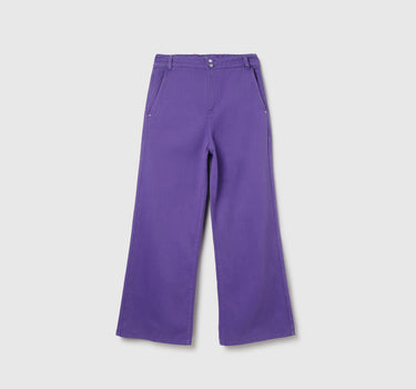 Solid Mid Rise Trousers