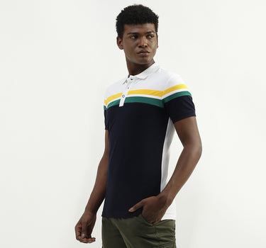 Cotton Printed Polo Collar Mens T-shirts