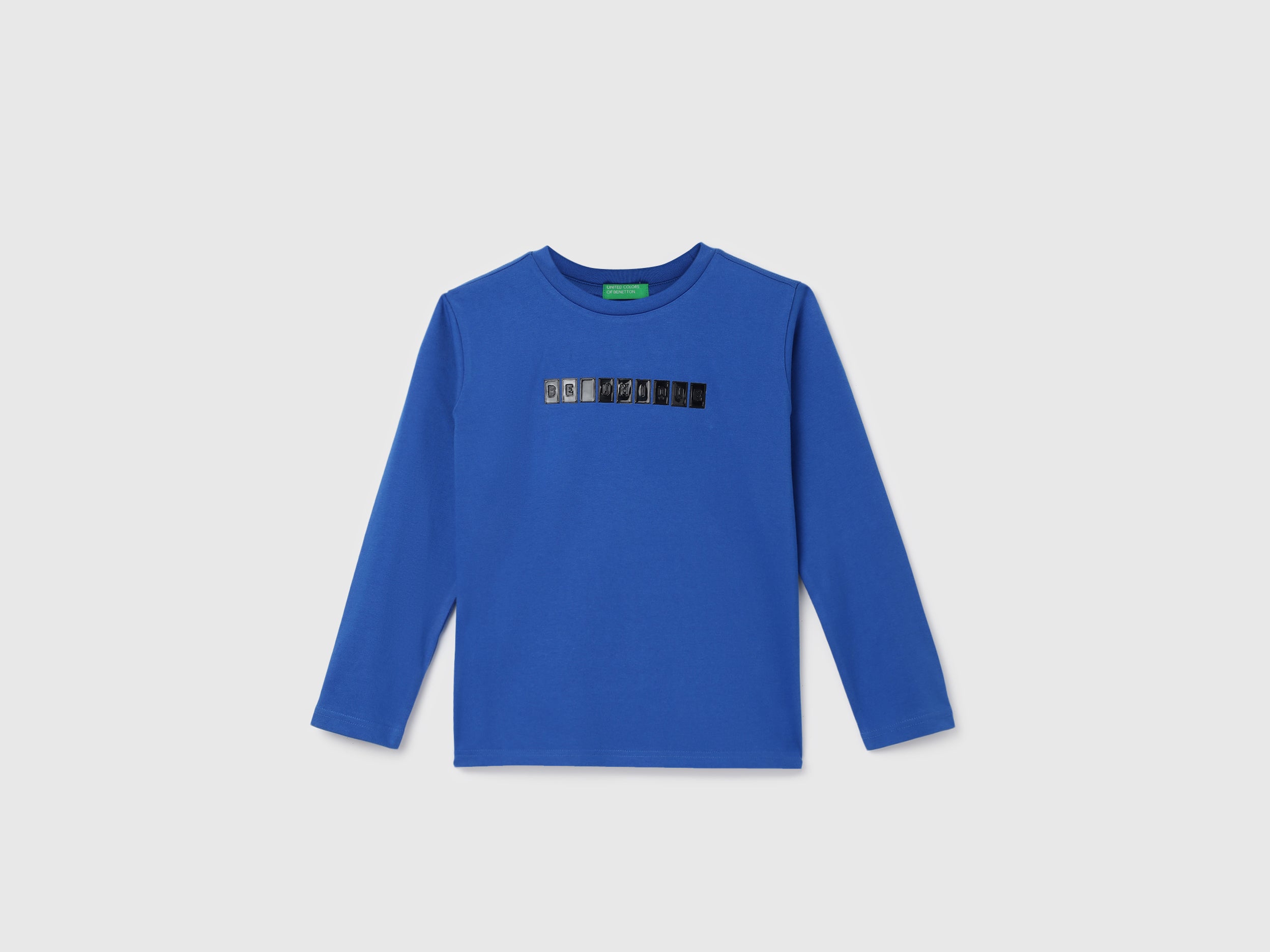 Boy's Regular Fit Crew Neck Applique T-shirt